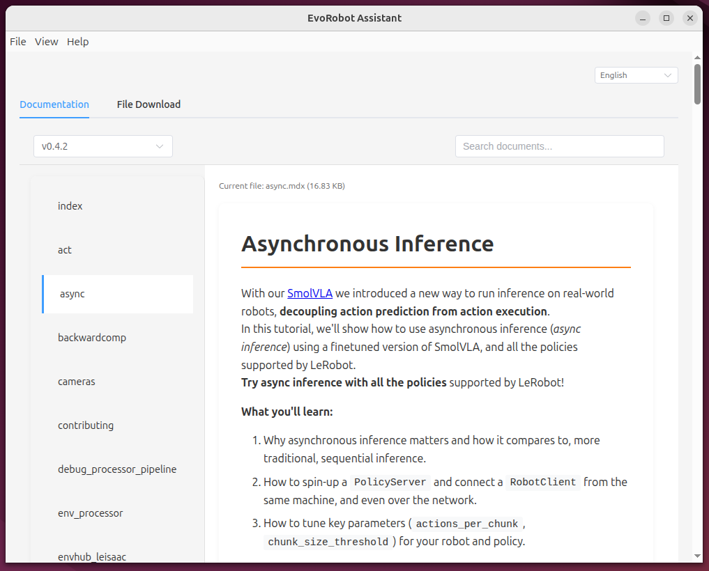 Guided learning hub screenshot
